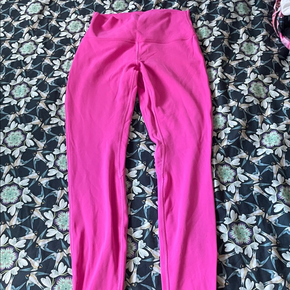 lululemon athletica Pink Leggings warm like new